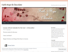 Tablet Screenshot of faithhopechocolate.wordpress.com