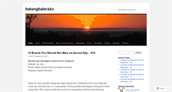 Desktop Screenshot of batangbalerako.wordpress.com