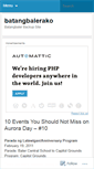 Mobile Screenshot of batangbalerako.wordpress.com