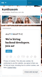 Mobile Screenshot of kunthasom.wordpress.com