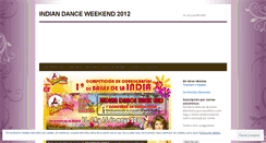 Desktop Screenshot of indiandanceweekend.wordpress.com