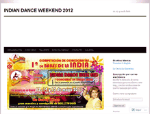 Tablet Screenshot of indiandanceweekend.wordpress.com