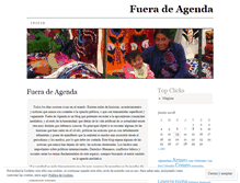 Tablet Screenshot of fueradeagenda.wordpress.com