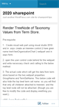Mobile Screenshot of 2020sharepoint.wordpress.com