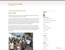 Tablet Screenshot of designsensuality.wordpress.com
