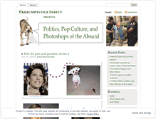 Tablet Screenshot of presumptuousinsect.wordpress.com