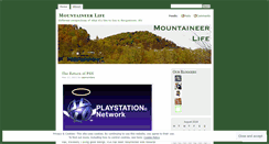 Desktop Screenshot of mountaineerlife.wordpress.com