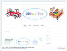 Tablet Screenshot of hireatoy.wordpress.com