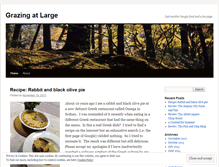 Tablet Screenshot of grazingatlarge.wordpress.com