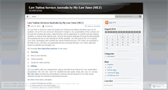 Desktop Screenshot of mylawtutor.wordpress.com