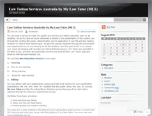 Tablet Screenshot of mylawtutor.wordpress.com