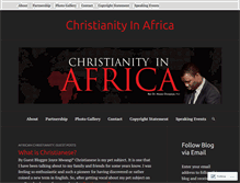 Tablet Screenshot of christianityinafrica.wordpress.com