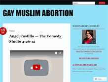 Tablet Screenshot of angelmarticastillo.wordpress.com
