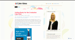 Desktop Screenshot of cakeideas.wordpress.com