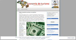 Desktop Screenshot of economiadoturismo.wordpress.com