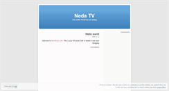 Desktop Screenshot of nedatv.wordpress.com