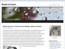 Tablet Screenshot of desdemitonel.wordpress.com
