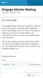 Mobile Screenshot of engageatlanta.wordpress.com
