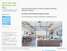 Tablet Screenshot of haveyouseenmyhouse.wordpress.com