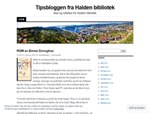 Tablet Screenshot of halden.wordpress.com