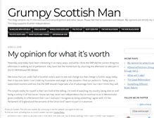 Tablet Screenshot of grumpyscottishman.wordpress.com