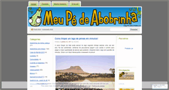 Desktop Screenshot of meupedeabobrinha.wordpress.com