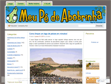 Tablet Screenshot of meupedeabobrinha.wordpress.com