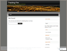 Tablet Screenshot of fireprint.wordpress.com