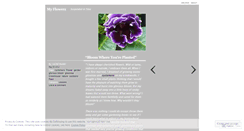 Desktop Screenshot of myflowerz.wordpress.com