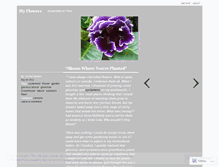 Tablet Screenshot of myflowerz.wordpress.com