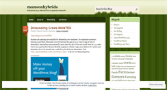 Desktop Screenshot of munsonhybrids.wordpress.com
