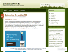 Tablet Screenshot of munsonhybrids.wordpress.com