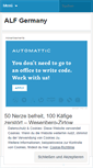Mobile Screenshot of alfgermany.wordpress.com