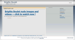 Desktop Screenshot of brigitteboulet.wordpress.com