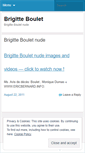 Mobile Screenshot of brigitteboulet.wordpress.com