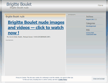 Tablet Screenshot of brigitteboulet.wordpress.com