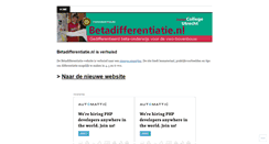 Desktop Screenshot of betadifferentiatie.wordpress.com