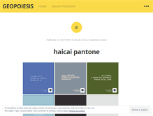 Tablet Screenshot of geopoiesis.wordpress.com
