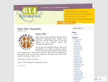 Tablet Screenshot of 614restoration.wordpress.com