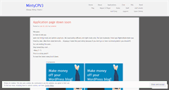 Desktop Screenshot of mintycpv3blog.wordpress.com