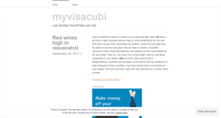 Desktop Screenshot of myvisacubi.wordpress.com