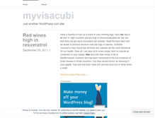 Tablet Screenshot of myvisacubi.wordpress.com