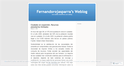 Desktop Screenshot of fernandorojasparra.wordpress.com