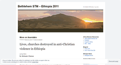 Desktop Screenshot of ethiopia2011stm.wordpress.com