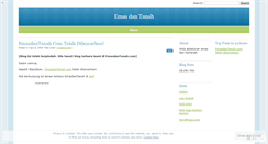 Desktop Screenshot of emasdantanah.wordpress.com