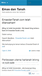 Mobile Screenshot of emasdantanah.wordpress.com