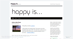 Desktop Screenshot of happydaize.wordpress.com