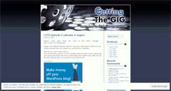 Desktop Screenshot of gettingthegig.wordpress.com