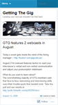 Mobile Screenshot of gettingthegig.wordpress.com