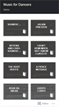 Mobile Screenshot of musicfordancers.wordpress.com